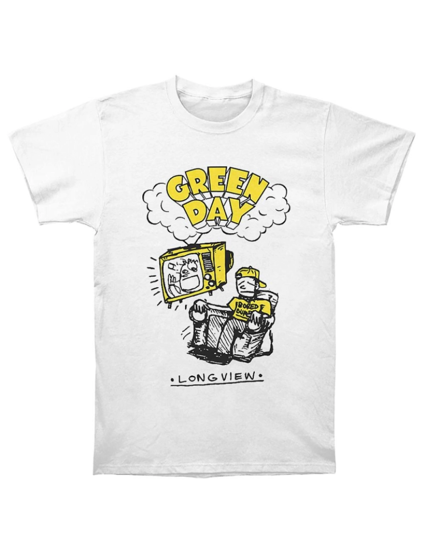 Rockinstone - T-shirt Doodle Longview do Green Day