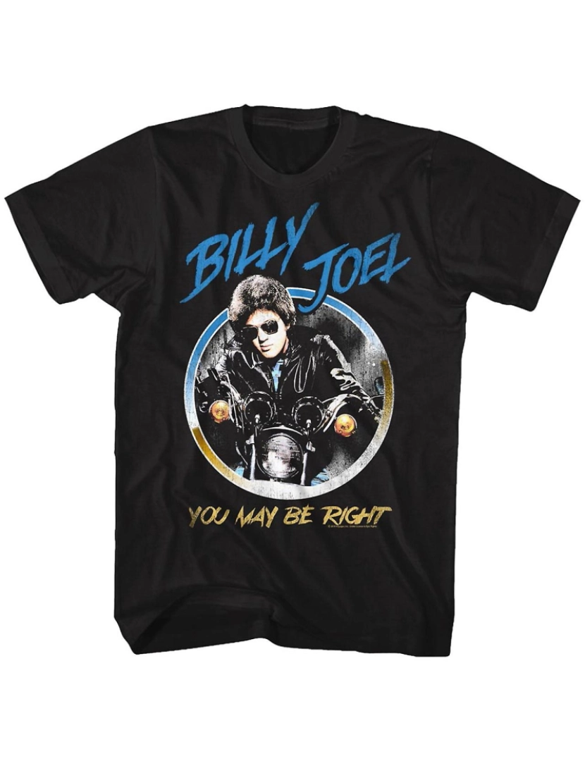 Rockinstone - T-shirt Billy Joel Billy Joel você pode estar certo