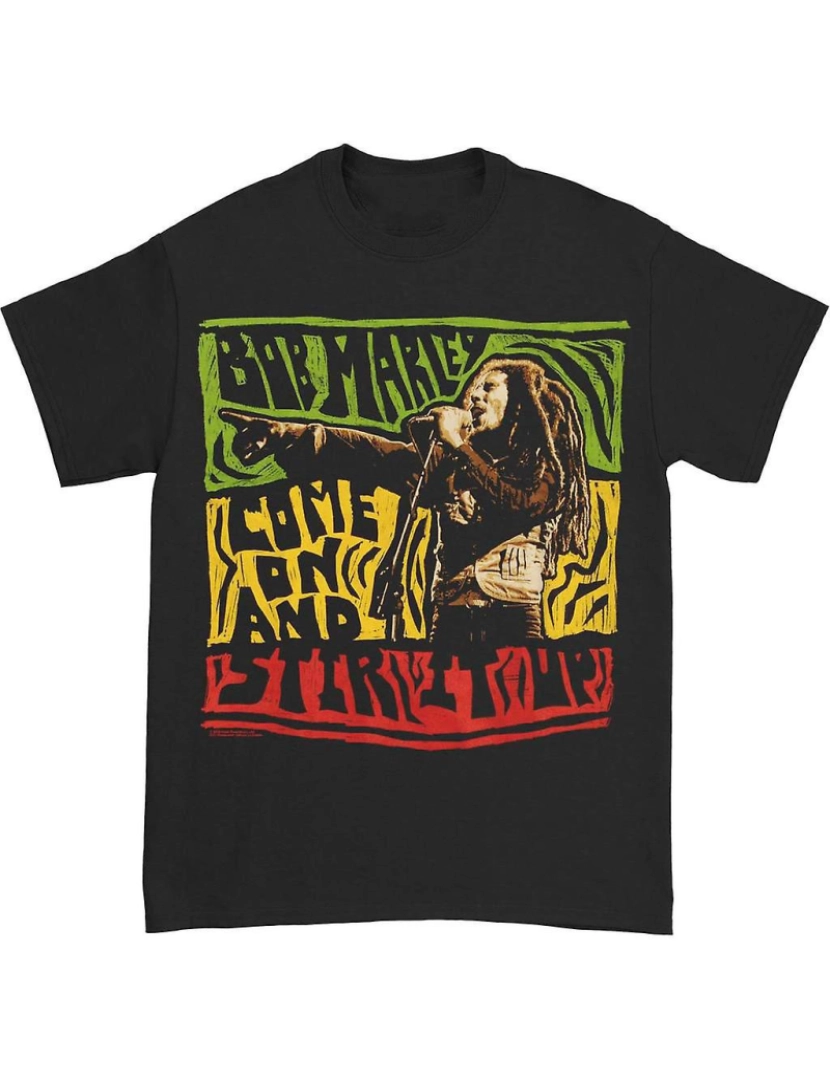 Rockinstone - T-shirt Bob Marley