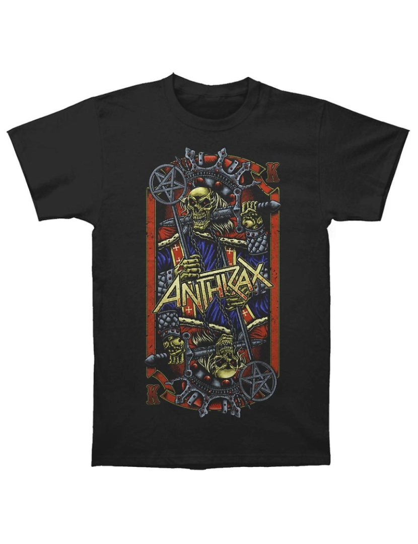 Rockinstone - T-shirt Turnê Mundial do Anthrax Evil King