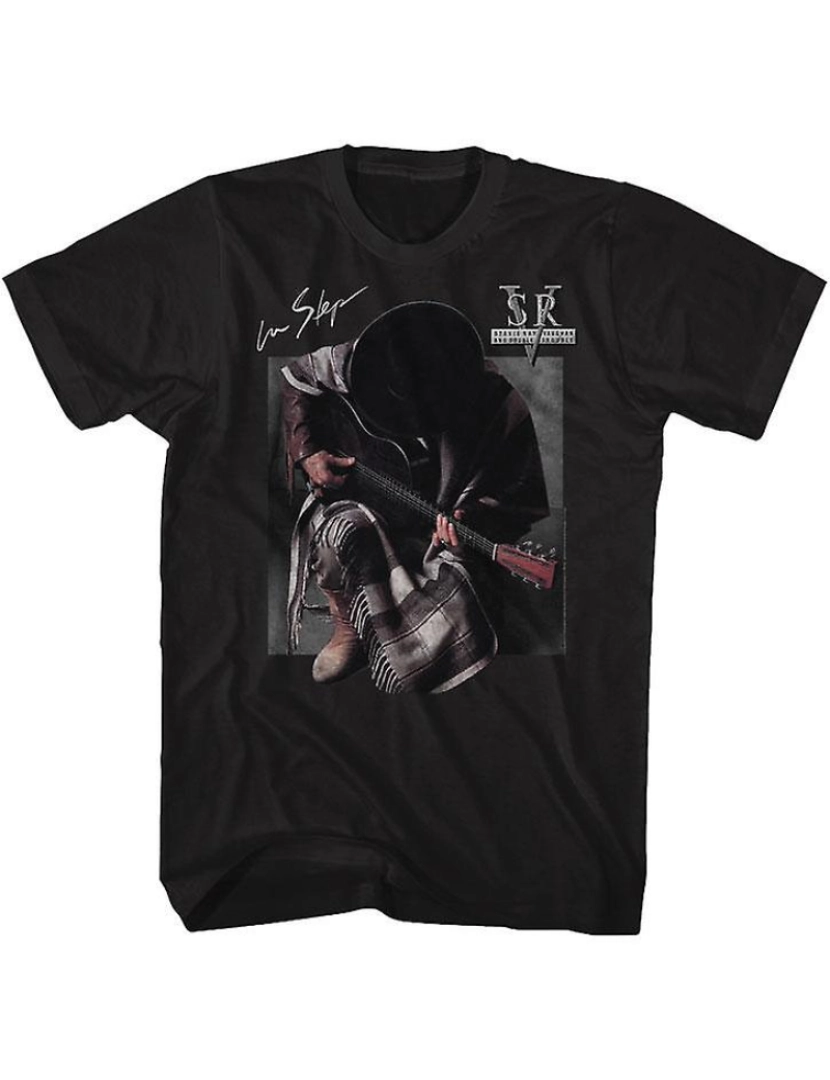 Rockinstone - T-shirt Stevie Ray Vaughn no passo