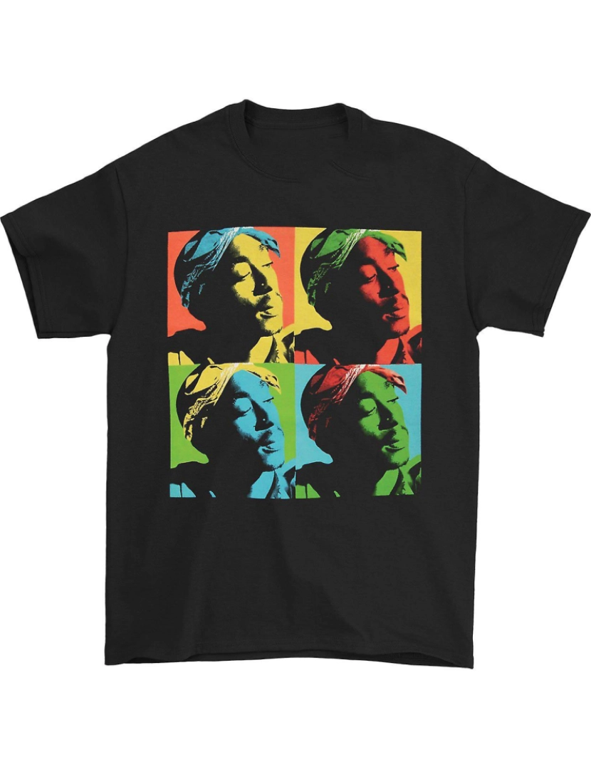 Rockinstone - T-shirt Arte pop de Tupac