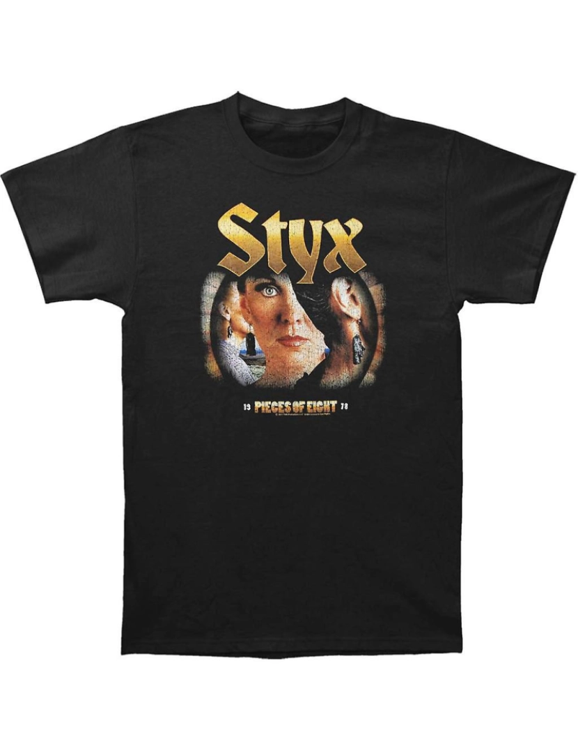 Rockinstone - T-shirt Styx pedaços de oito