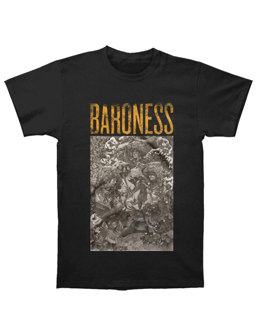 Rockinstone - T-shirt Baronesa Ouro e Cinza