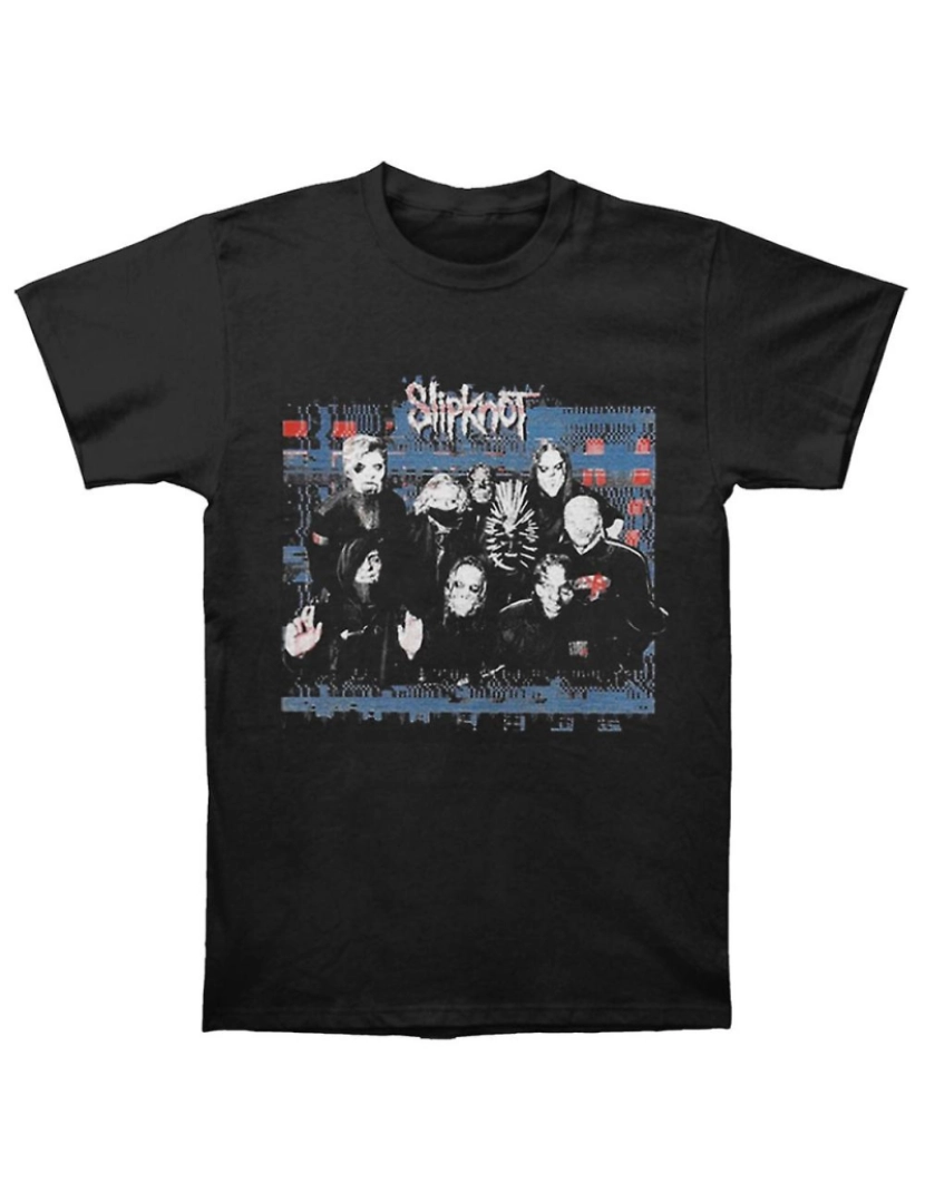 imagem de T-shirt Grupo Slipknot WANYK Glitch1