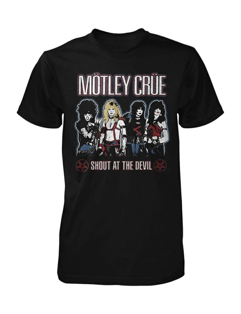 Rockinstone - T-shirt Motley Crue grita para o diabo