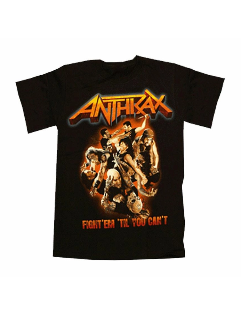 Rockinstone - T-shirt Antraz lute contra eles até que você não consiga