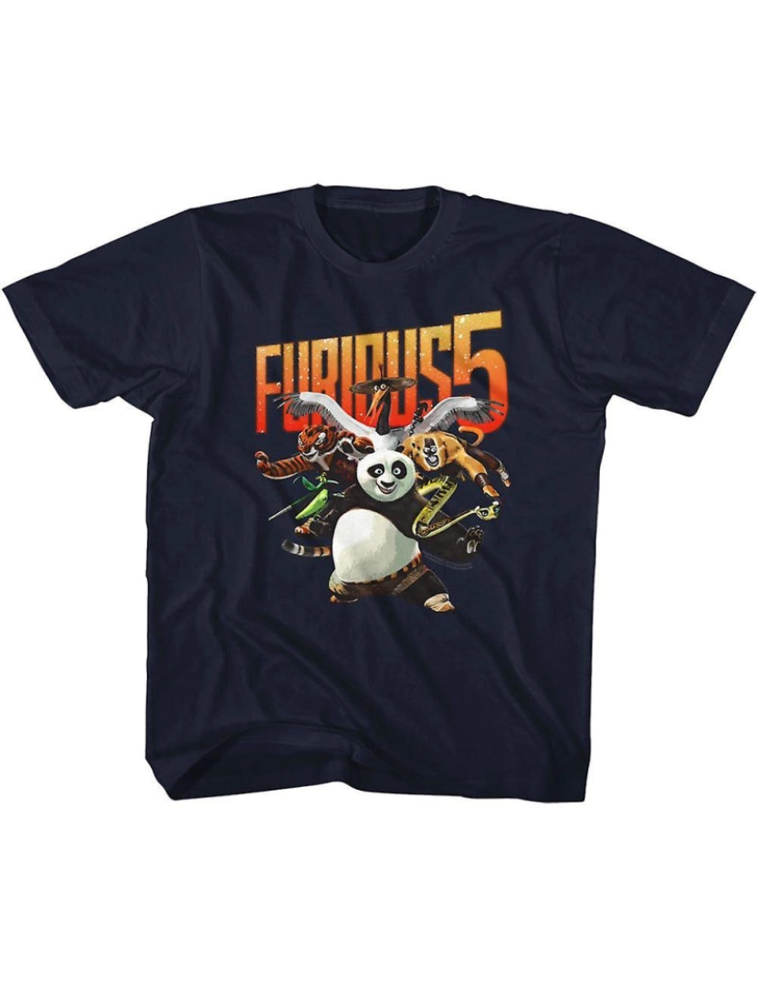 Rockinstone - T-shirt Kung Fu Panda Furioso 5 Juventude