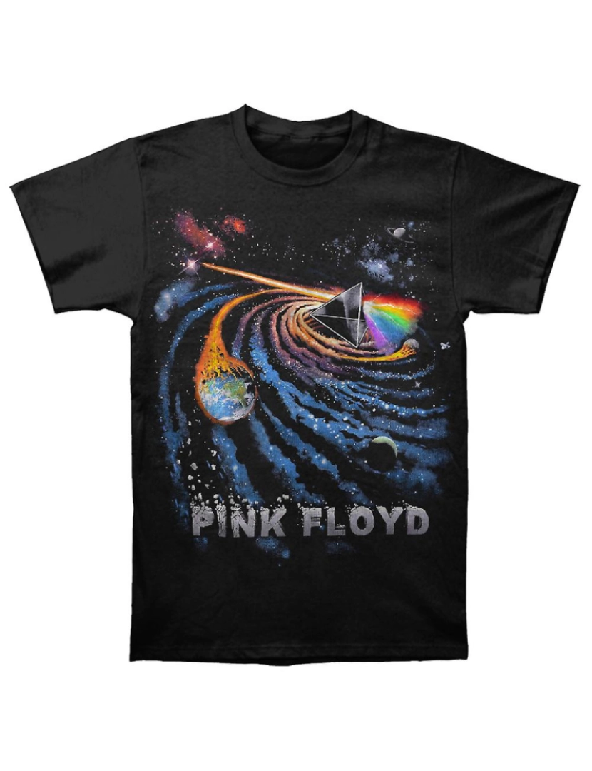 Rockinstone - T-shirt Pink Floyd Lado Negro Galáctico