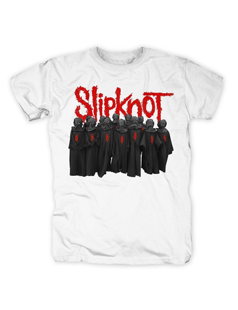 Rockinstone - T-shirt Figuras pretas Slipknot WANYK