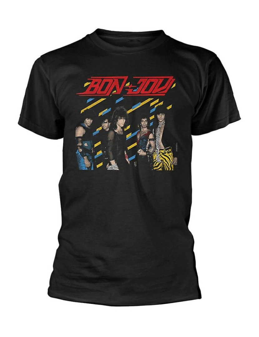 Rockinstone - T-shirt Bon Jovi anos oitenta