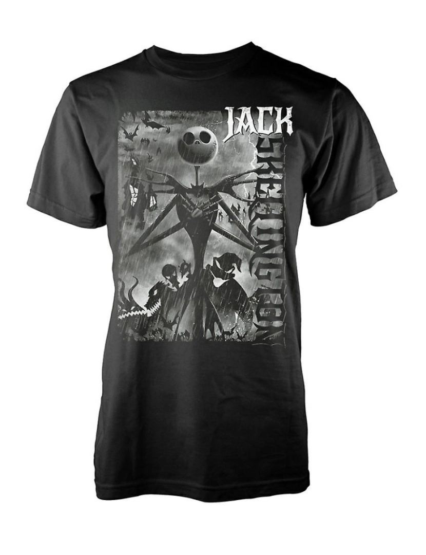 Rockinstone - T-shirt Pesadelo Antes do Natal Skellington