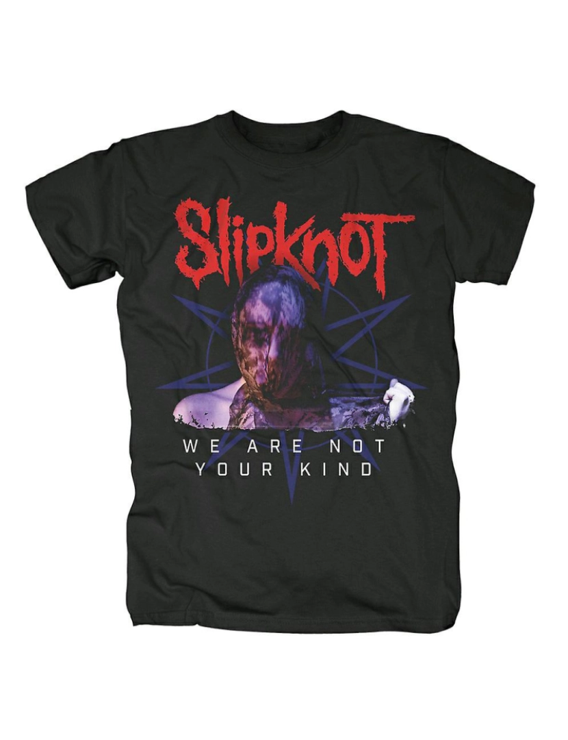 Rockinstone - T-shirt Slipknot, não somos suas letras em negrito