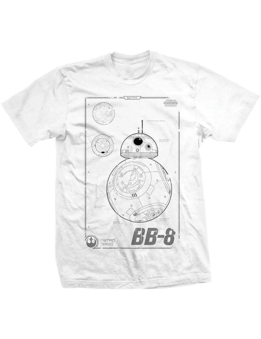 Rockinstone - T-shirt Tecnologia BB-8 de Guerra nas Estrelas