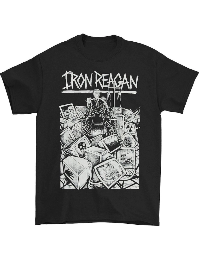 Rockinstone - T-shirt Ferro Reagan Sangramento Frenesi