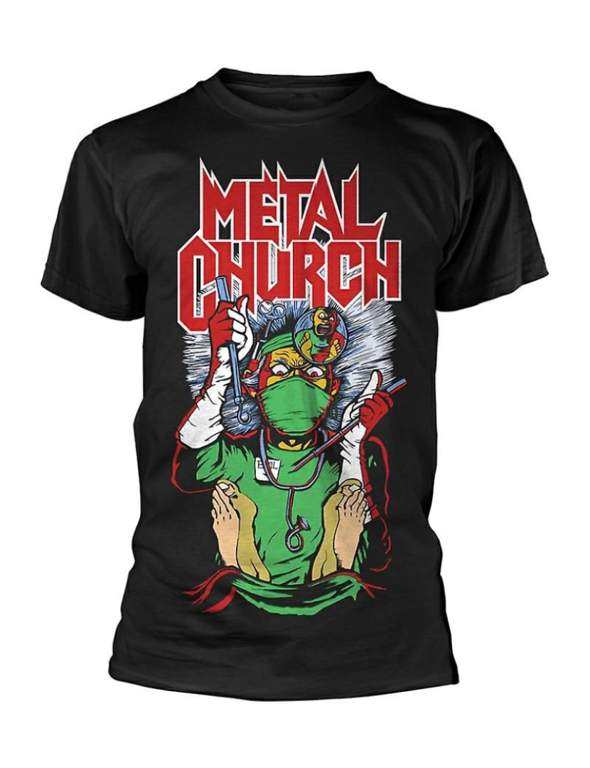 Rockinstone - T-shirt Curandeiro falso da igreja de metal