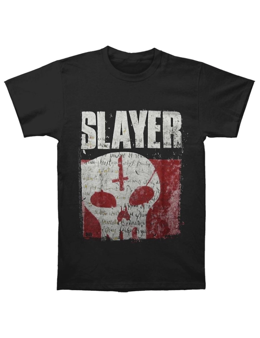 Rockinstone - T-shirt Crânio de atitude indiscutível do Slayer