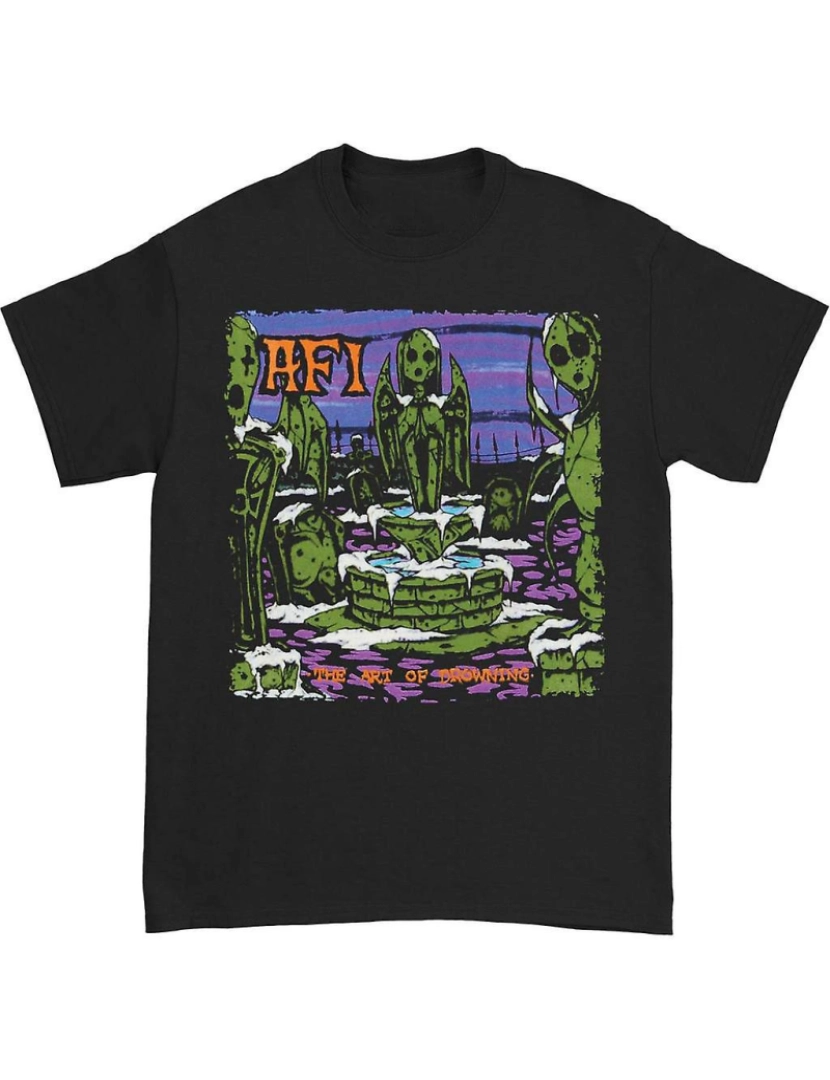 Rockinstone - T-shirt Camiseta AFI Arte de Afogar-se