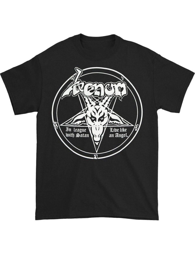 Rockinstone - T-shirt Venom em aliança com Satanás