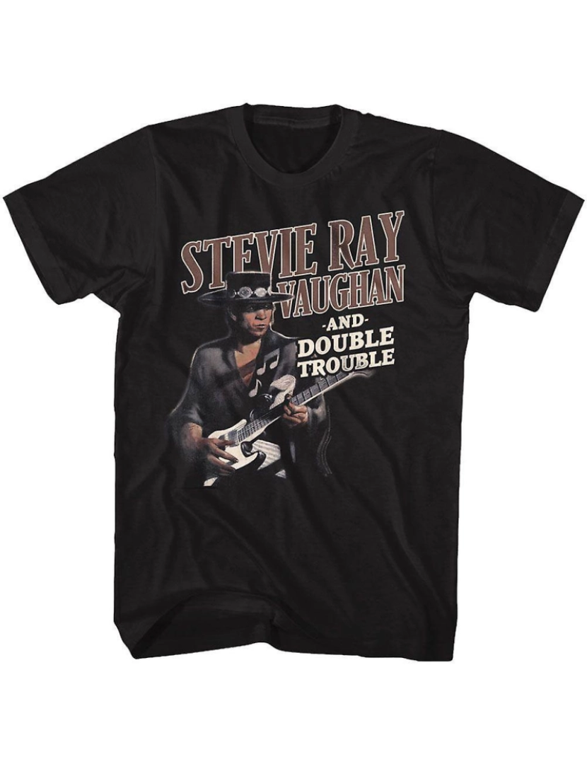 Rockinstone - T-shirt Stevie Ray Vaughan Problema Duplo