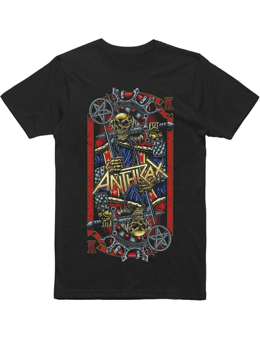 Rockinstone - T-shirt Turnê Mundial do Anthrax Evil Kings