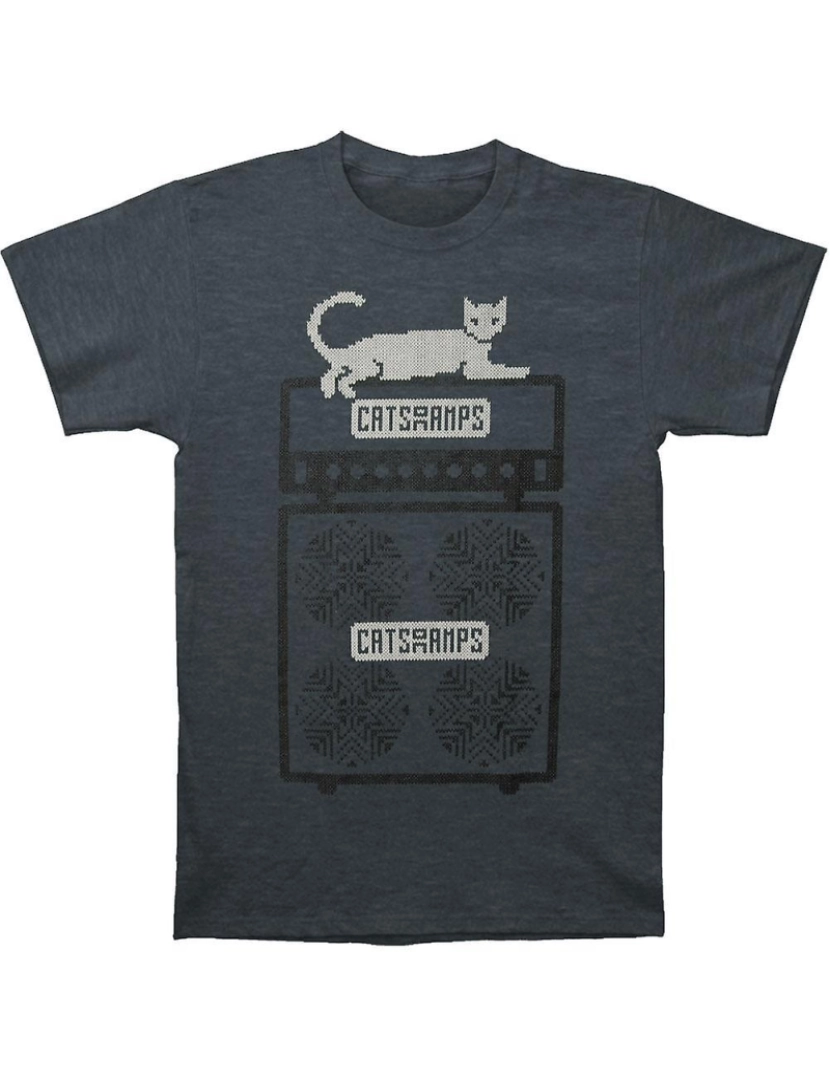 imagem de T-shirt Gatos em amplificadores feios1