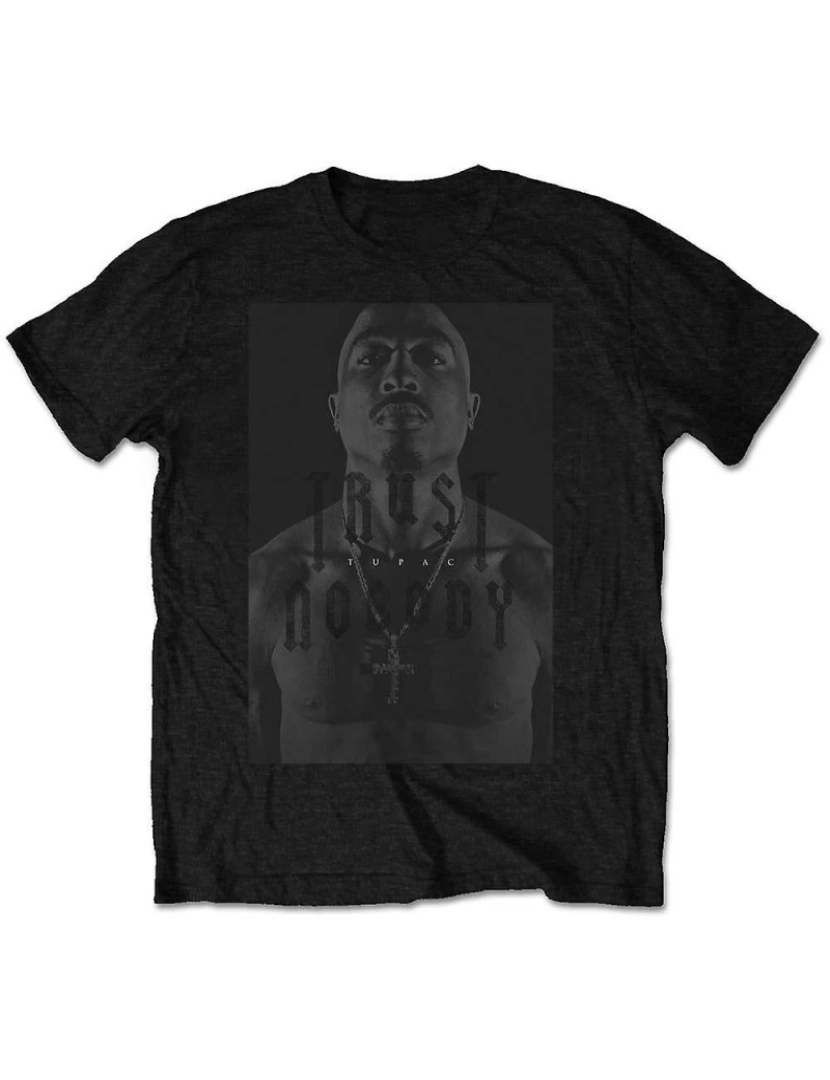 Rockinstone - T-shirt Tupac não confia em ninguém