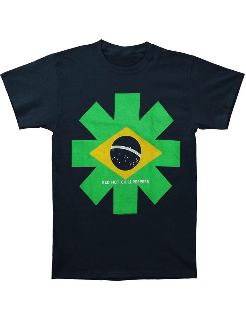 Rockinstone - T-shirt Red Hot Chili Peppers Brasil Asterisco