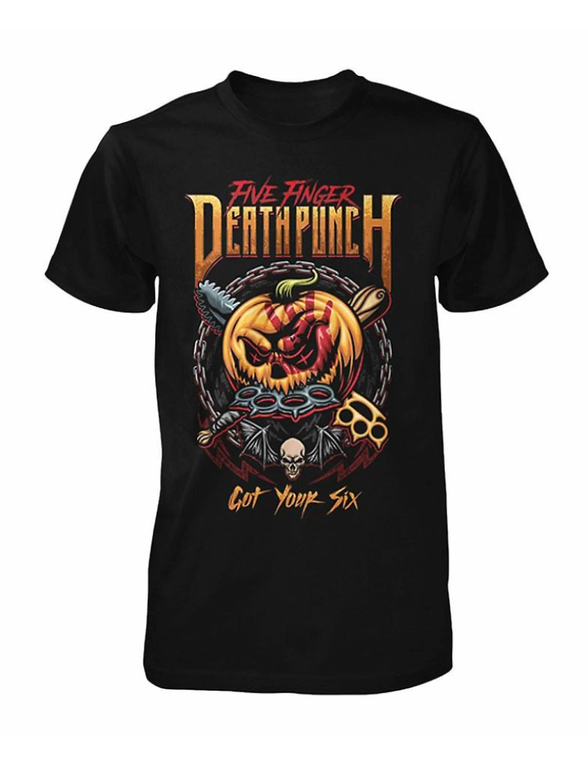 Rockinstone - T-shirt Five Finger Death Punch conseguiu seus seis Halloween