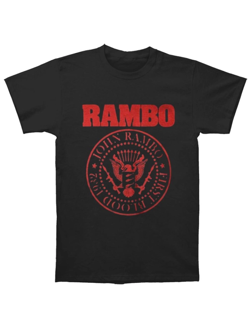 Rockinstone - T-shirt Rambo-Primeiro Sangue 1982