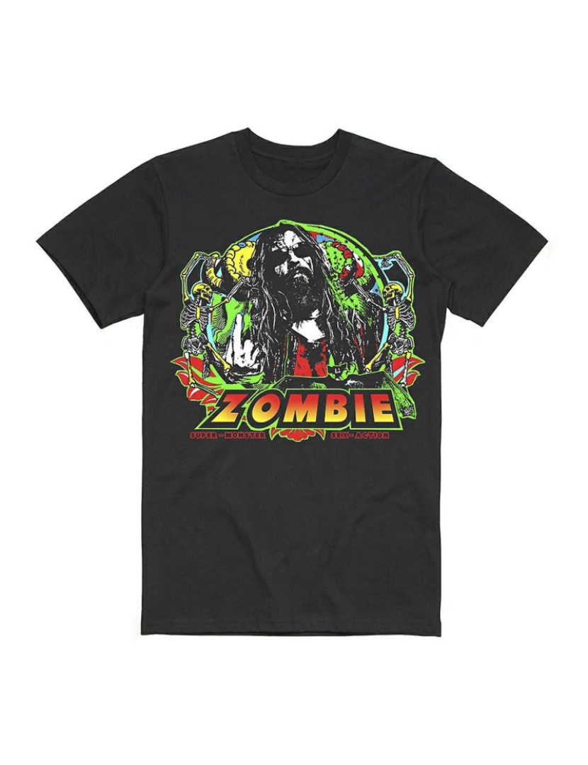 Rockinstone - T-shirt Rob Zombie Sex Action 2019 Turnê Mundial