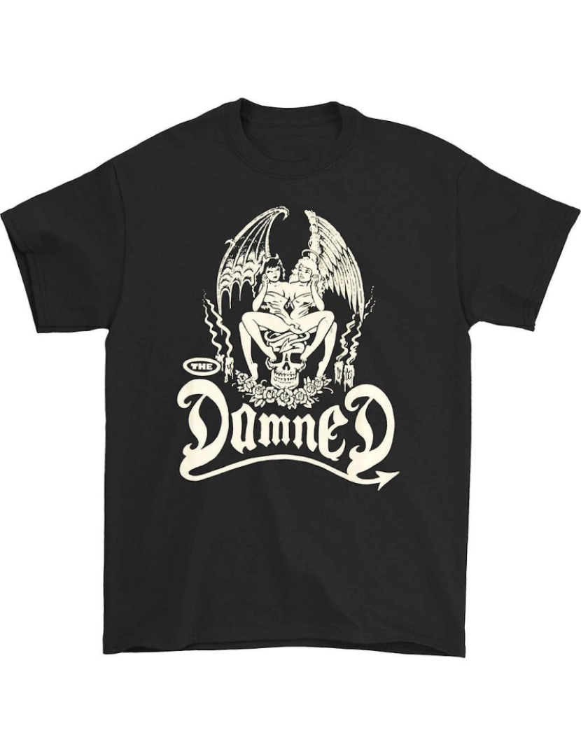 Rockinstone - T-shirt Camiseta Damned The Damned Devil Twins