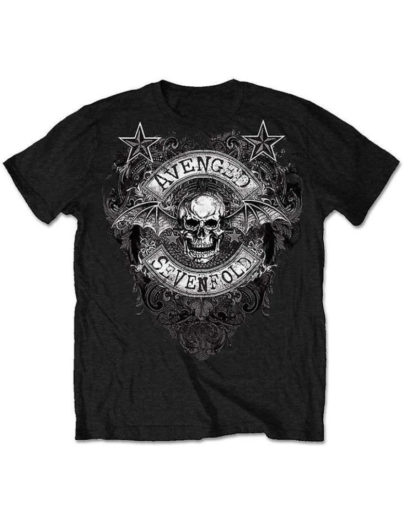 Rockinstone - T-shirt Avenged Sevenfold Stars floresce