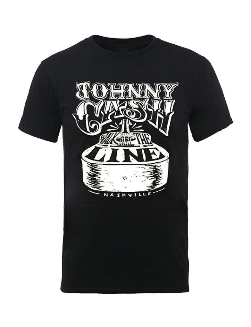 Rockinstone - T-shirt Johnny Cash anda na linha