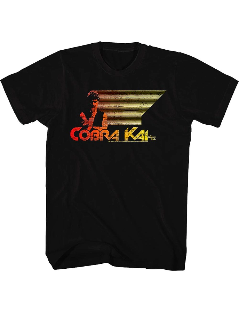 imagem de T-shirt Retro Cobra Kai John Kreese Karatê Kid1