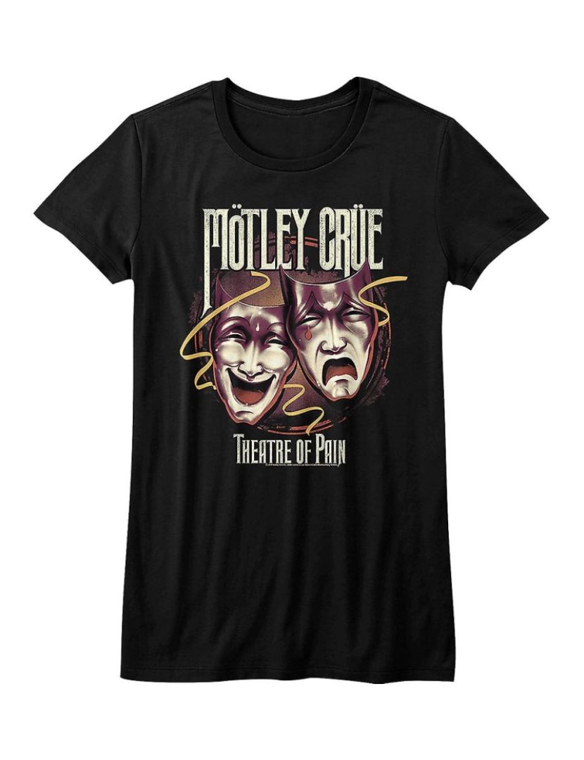 Rockinstone - T-shirt Camisa feminina Teatro da Dor Motley Crue