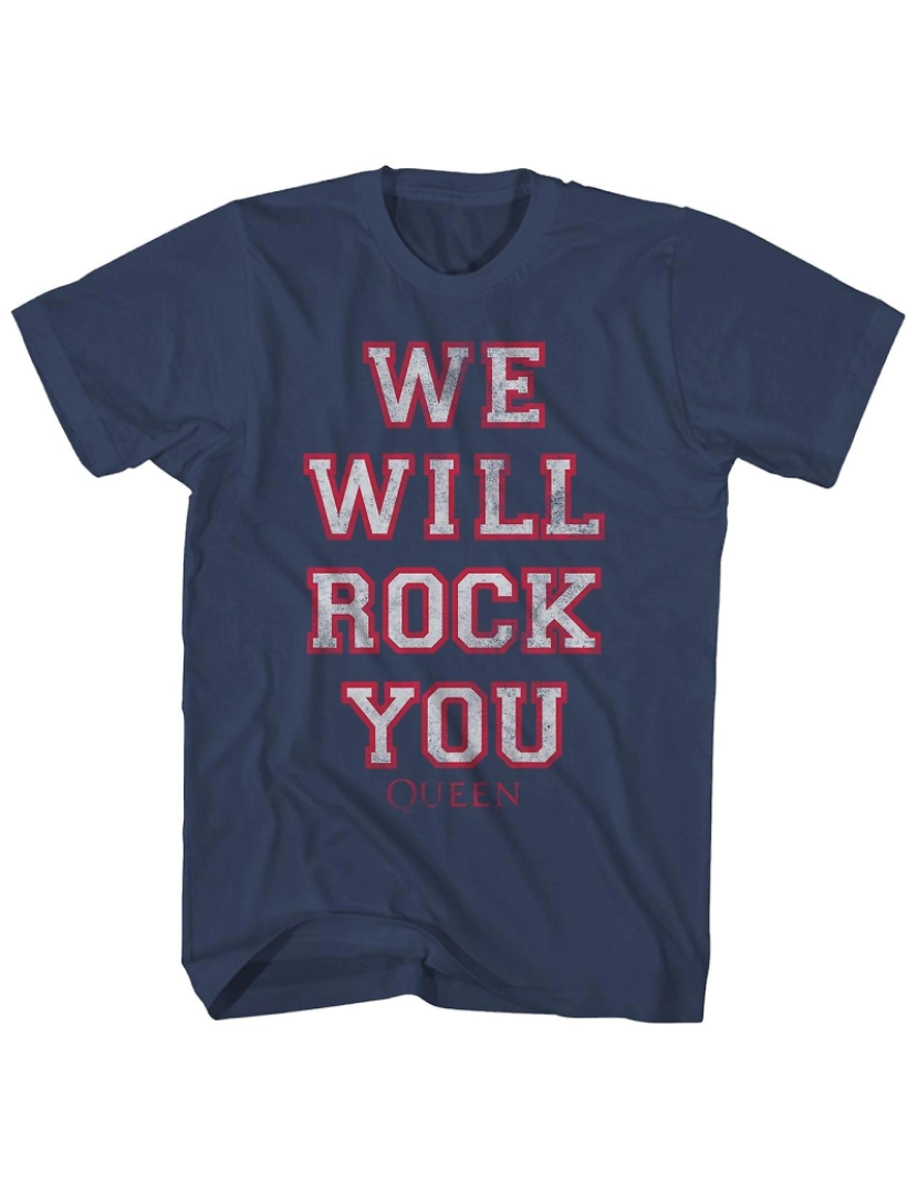 Rockinstone - T-shirt Camiseta Queen We Will Rock You Queen