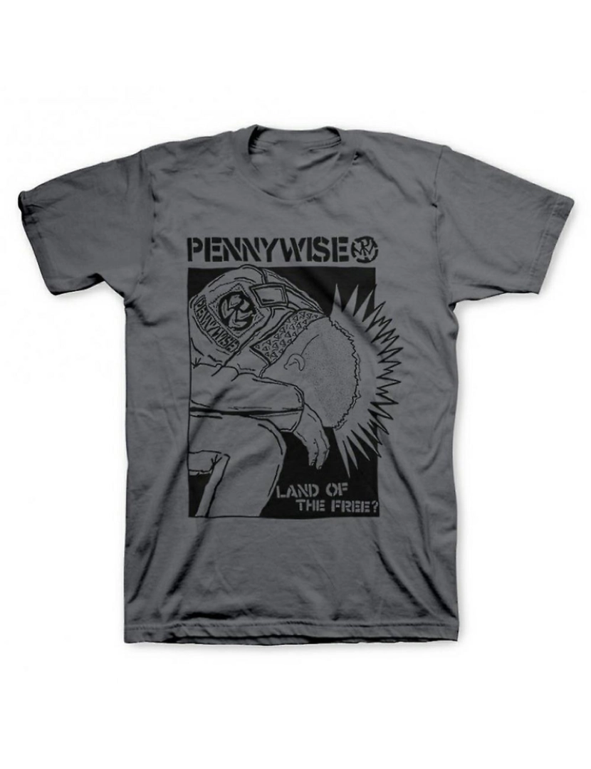 Rockinstone - T-shirt Pennywise, terra dos livres