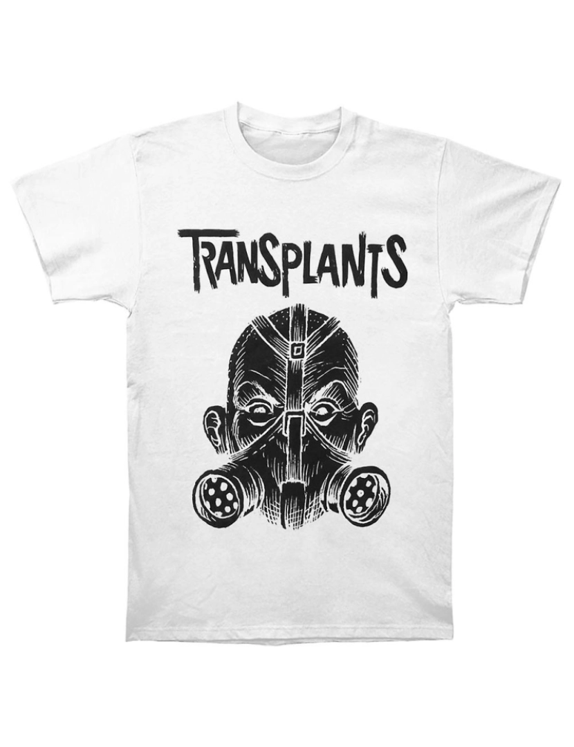 Rockinstone - T-shirt Transplantes Latas Altas Brancas