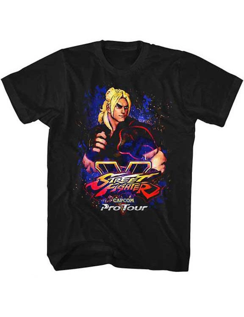 Rockinstone - T-shirt Street Fighter Pro Tour Ken