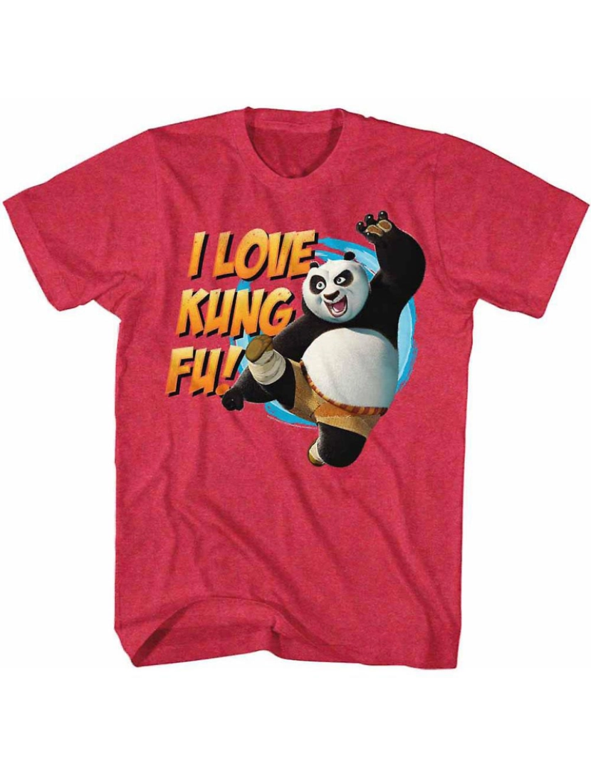 Rockinstone - T-shirt Kung Fu Panda Amor Kung Fu