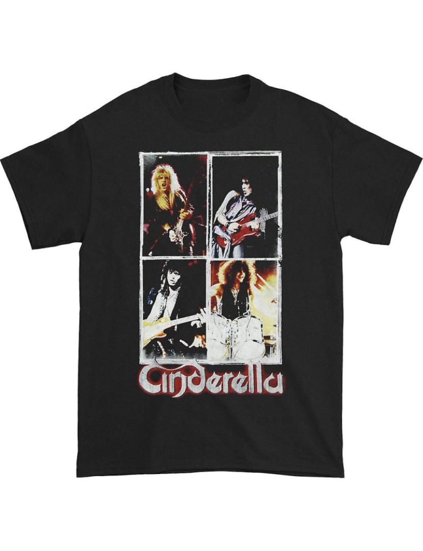 Rockinstone - T-shirt Cinderela 25 anos de rock n roll americano