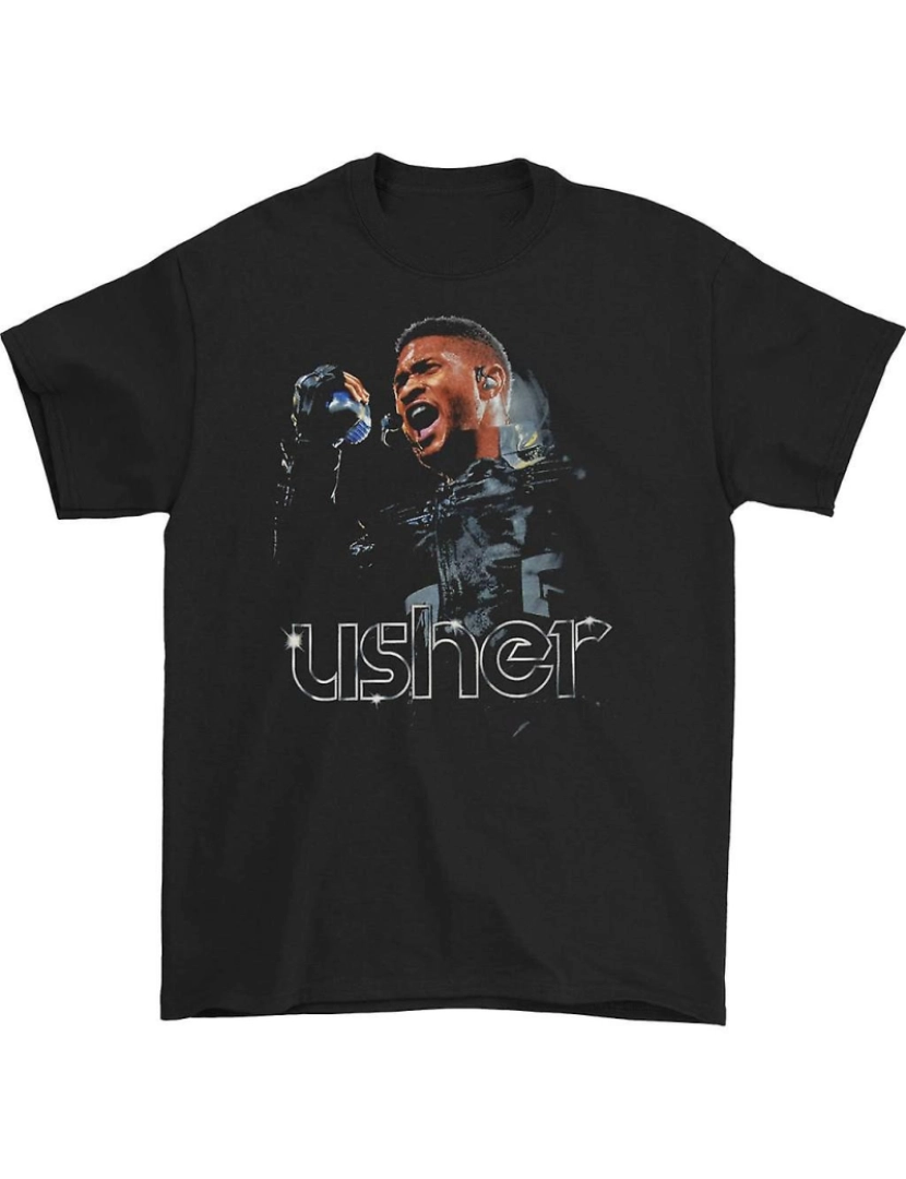 Rockinstone - T-shirt Usher Microfone