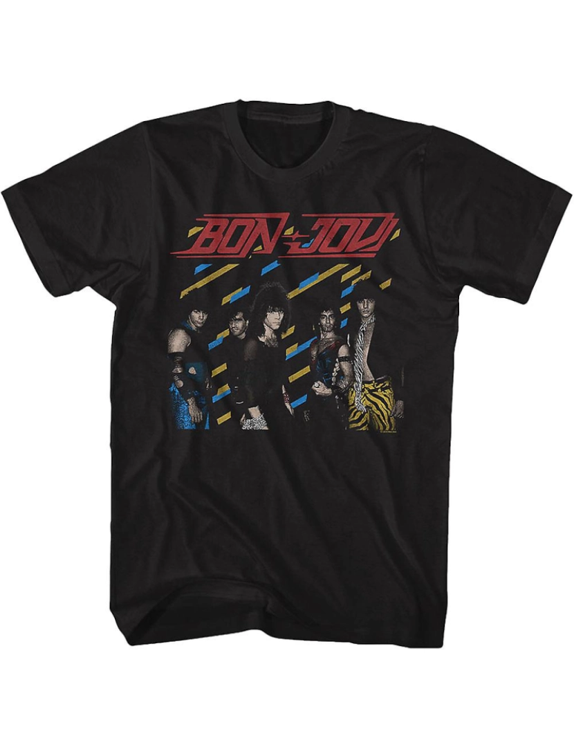 Rockinstone - T-shirt Bon Jovi retrô