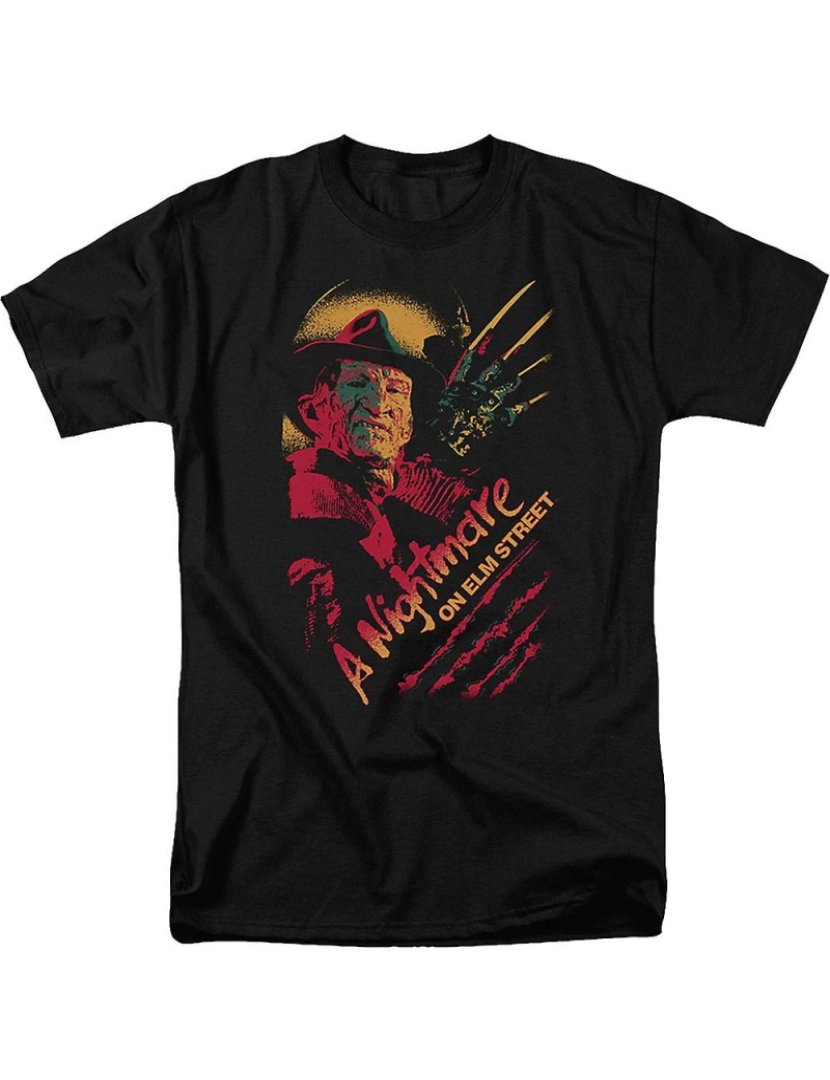 Rockinstone - T-shirt Pesadelo da arte pop em Elm Street