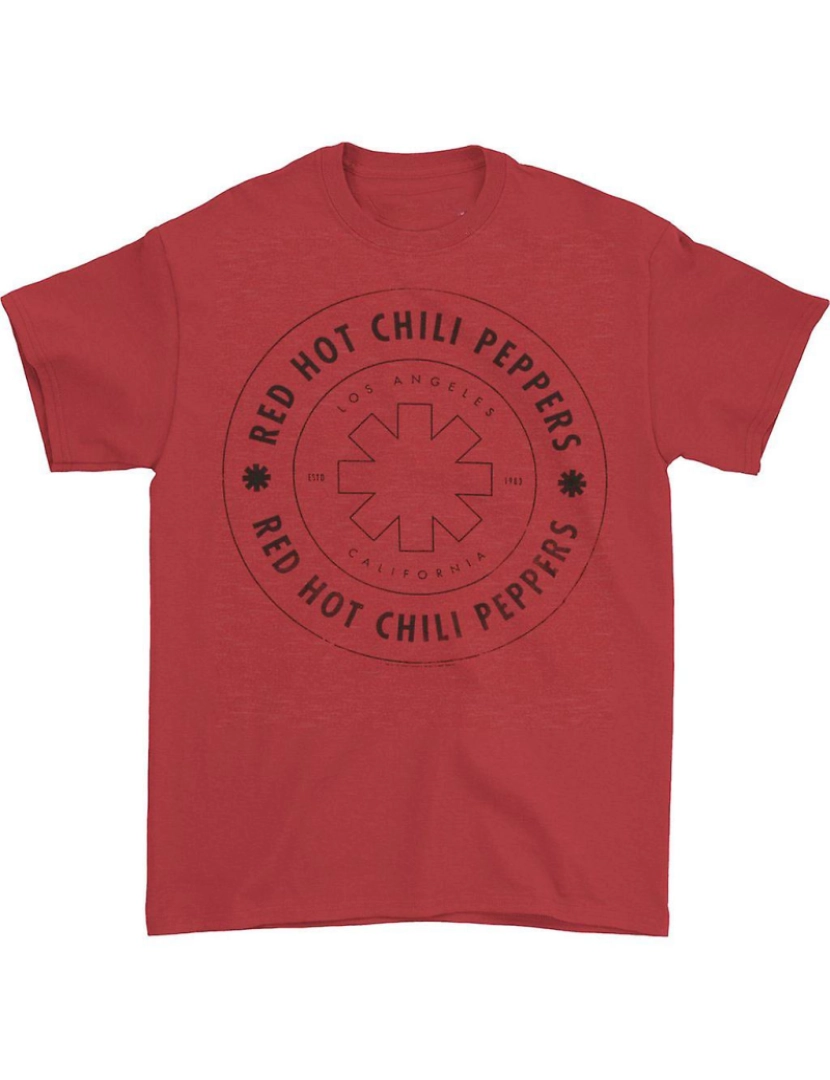 Rockinstone - T-shirt Contorno da roda do Red Hot Chili Peppers