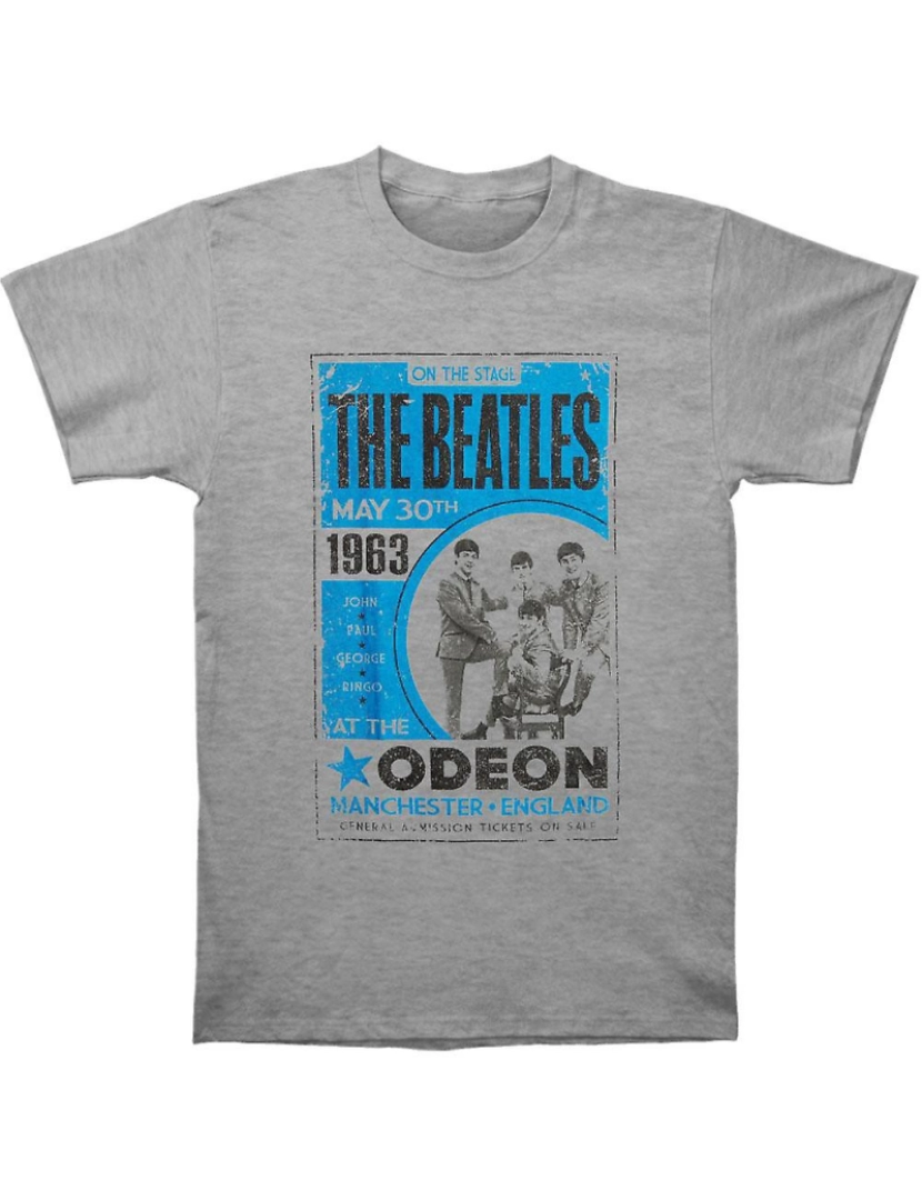 Rockinstone - T-shirt Pôster Beatles Odeon