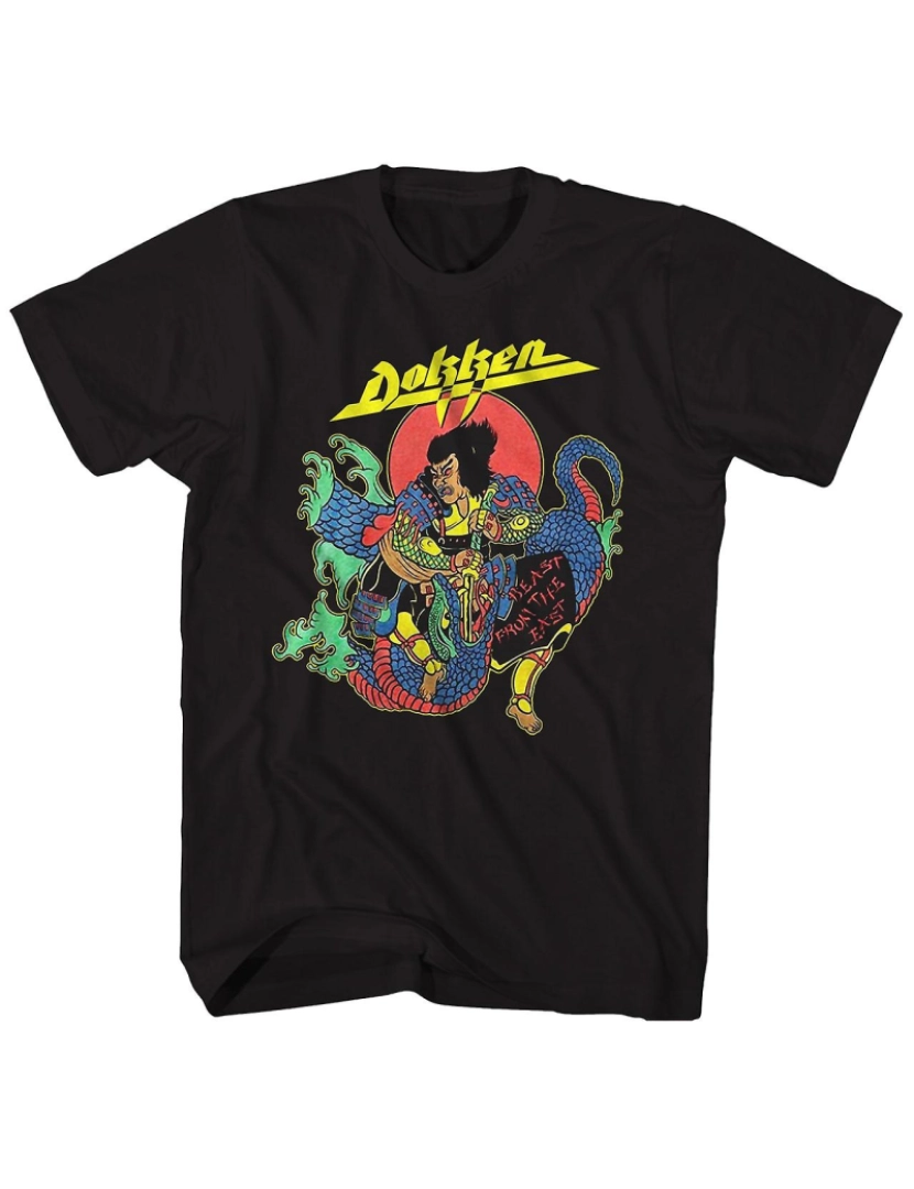 Rockinstone - T-shirt Dokken Beast From The East Arte do álbum Dokken