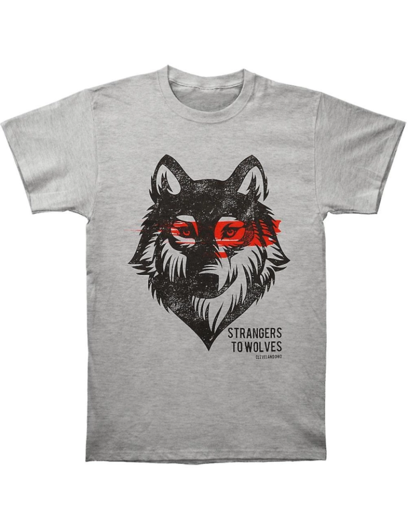 Rockinstone - T-shirt Estranhos aos Lobos Lobo