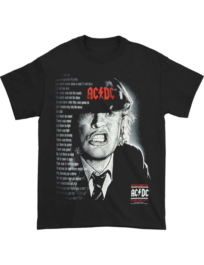 Rockinstone - T-shirt AC/DC Big Face Angus